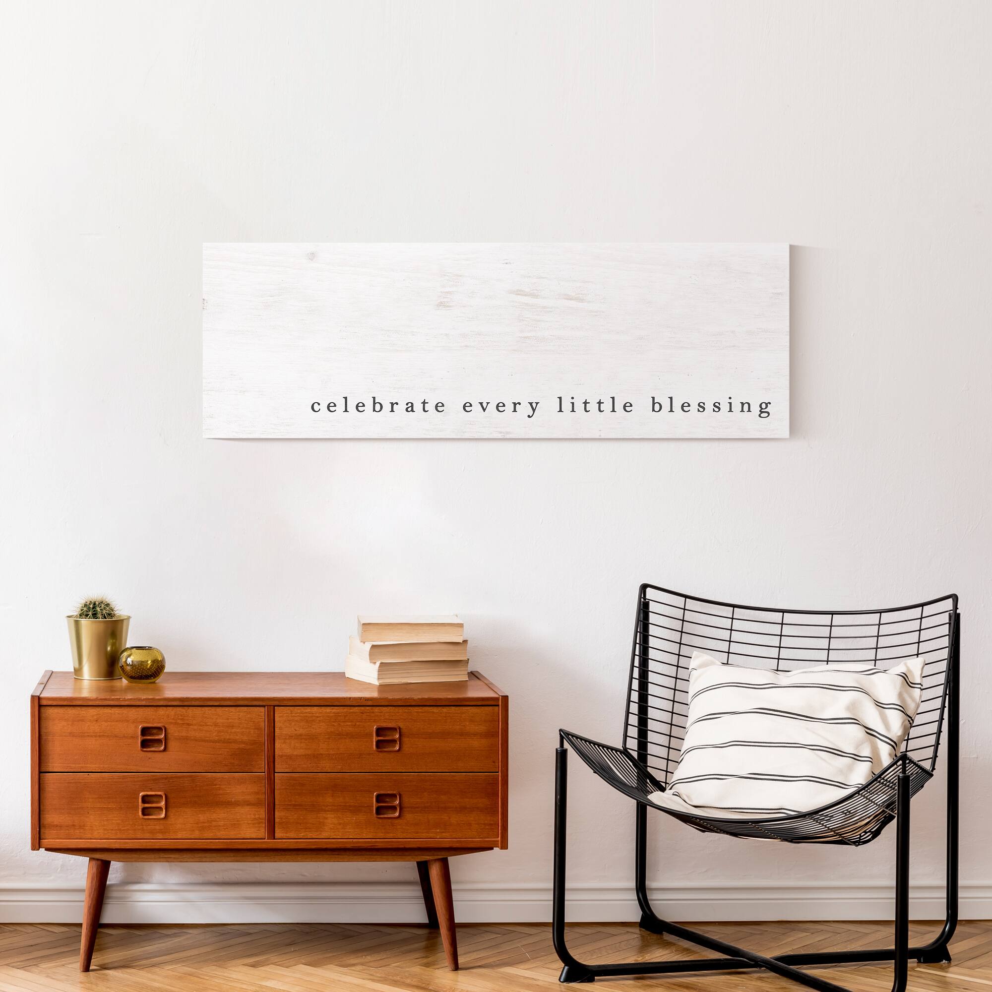 Celebrate Blessings 36" x 12" Canvas Wall Art